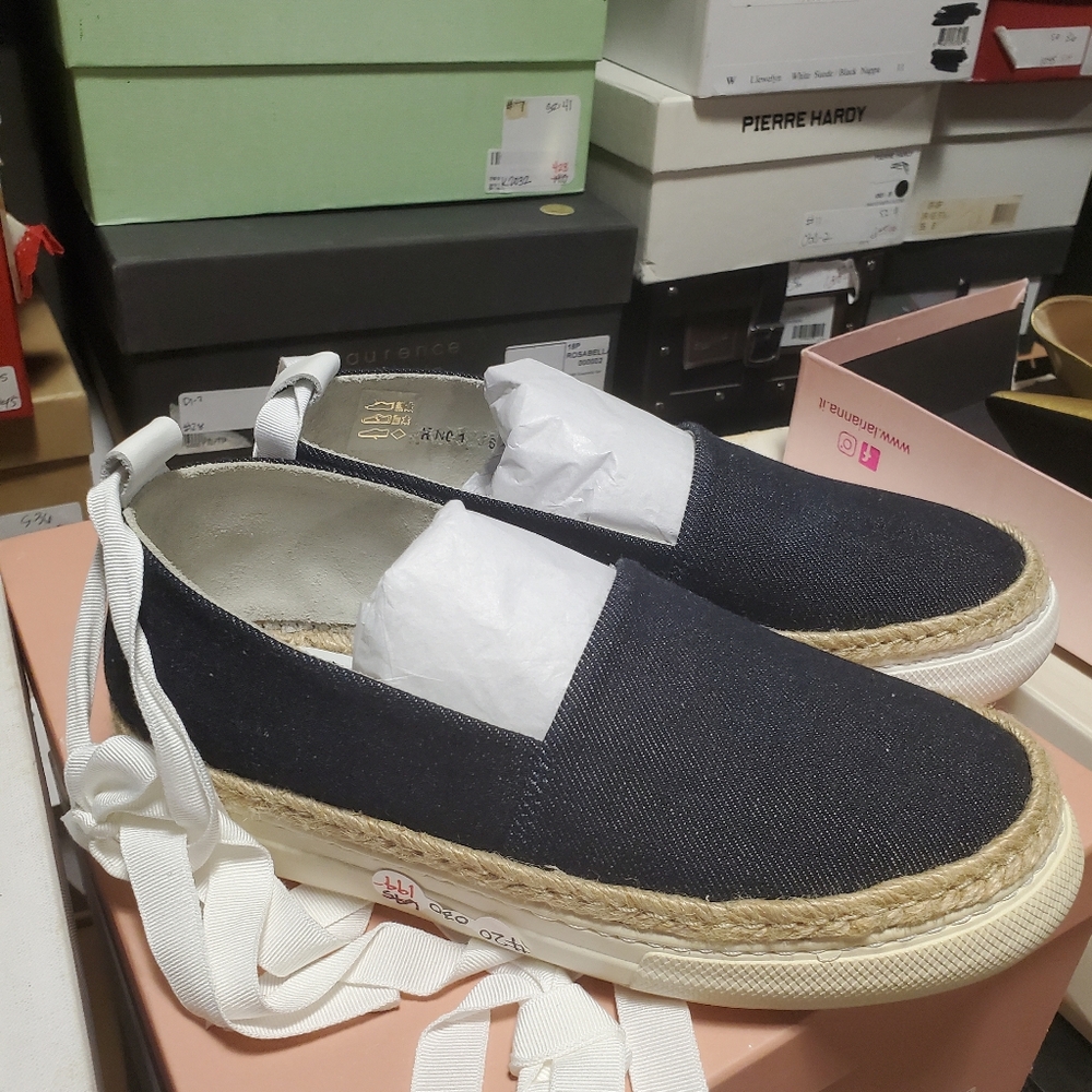 Sz 36 NIB Pierre Hardy denim flats